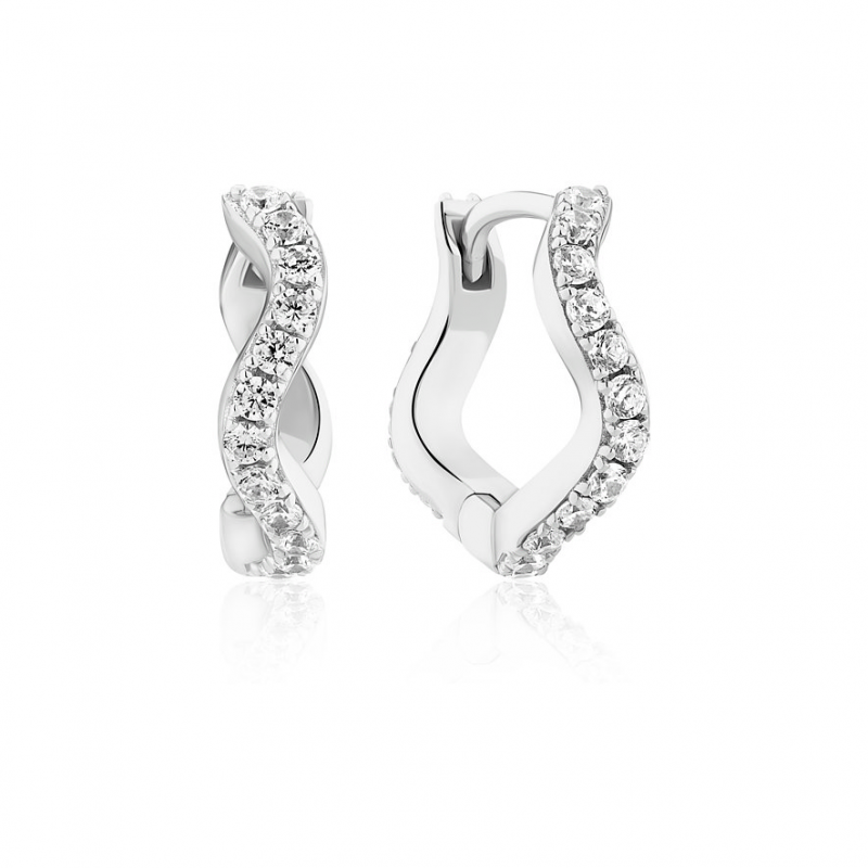 Sif Jakobs Jewellery Creolen SJ-E3859-CZ 925er Silber