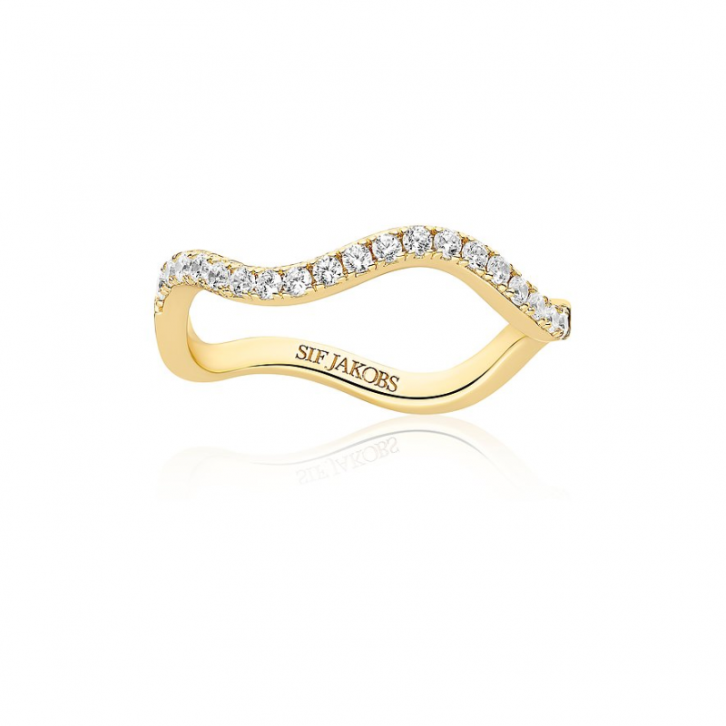 Sif Jakobs Jewellery Damenring SJ-R3869-CZ-YG-58 925er Silber