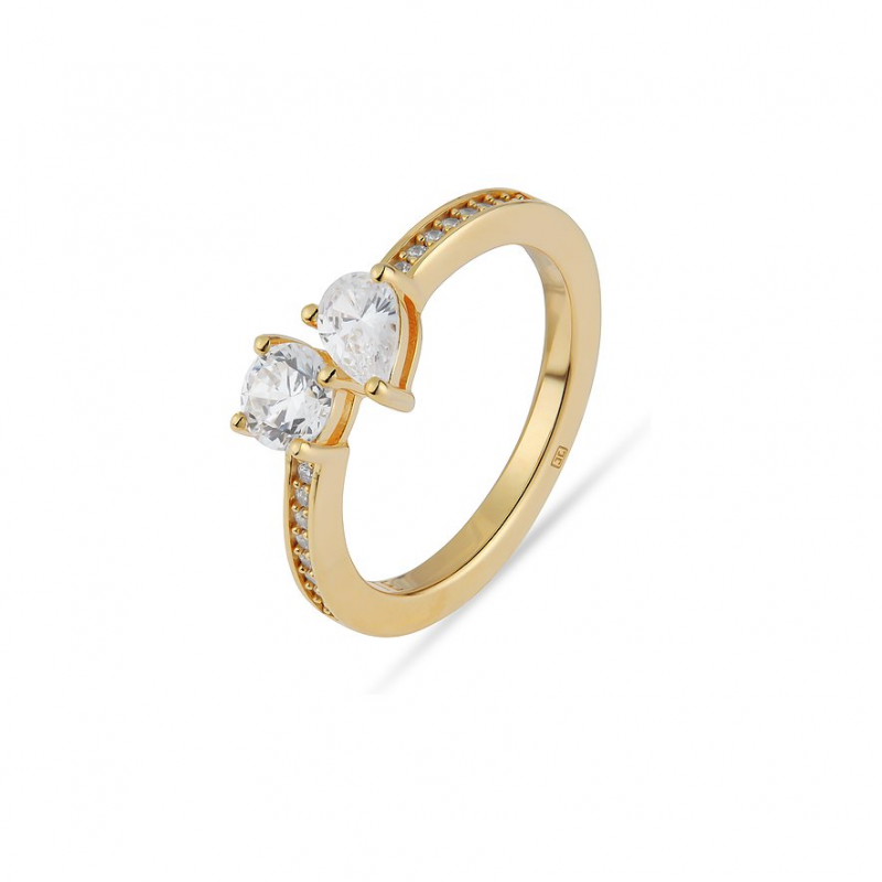 JETTE Damenring ETERNAL 89221869 925er Silber, recycelt