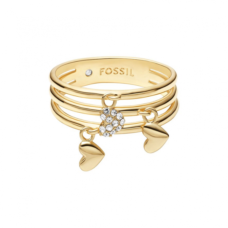 Fossil Damenring SUTTON JA7304710 Metall – Bild 1 von 3