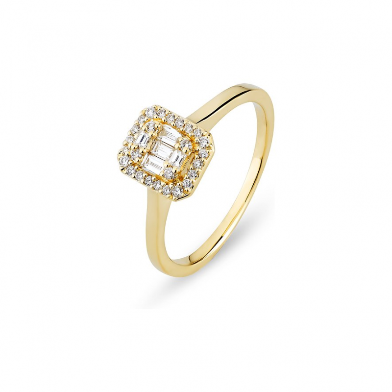 Valeria Damenring 89227018 585er Gelbgold