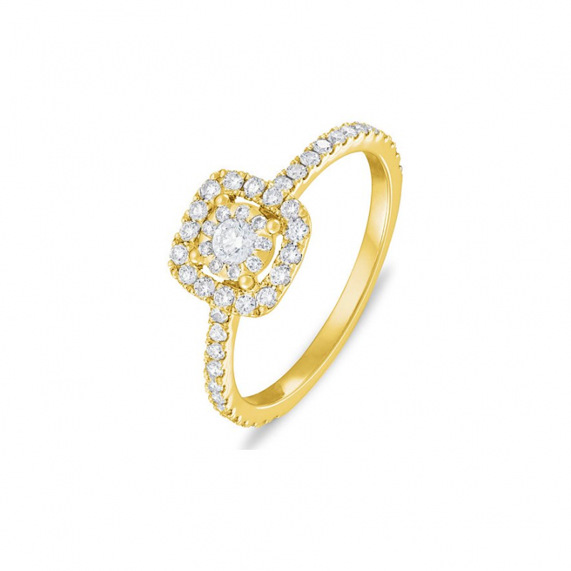 Valeria Damenring 89226964 585er Gelbgold