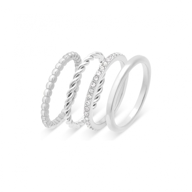 s.Oliver Damenring SOJ-0142-R-54 Edelstahl – Bild 1 von 2