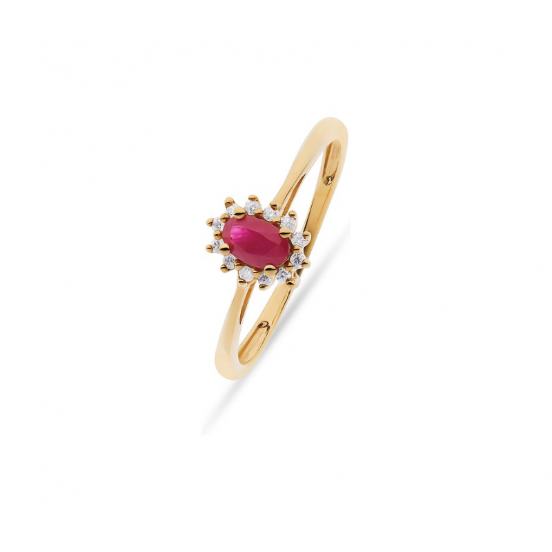 Valeria Damenring 89232794 585er Gelbgold