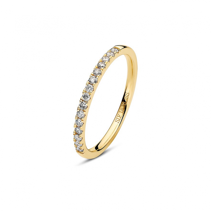 Sif Jakobs Jewellery Damenring Lab Grown SJ-R2515-WD-YG-52 585er Gelbgold – Bild 1 von 2