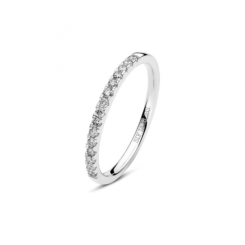 Sif Jakobs Jewellery Damenring Lab Grown SJ-R2515-WD-WG-54 585er Weißgold – Bild 1 von 2