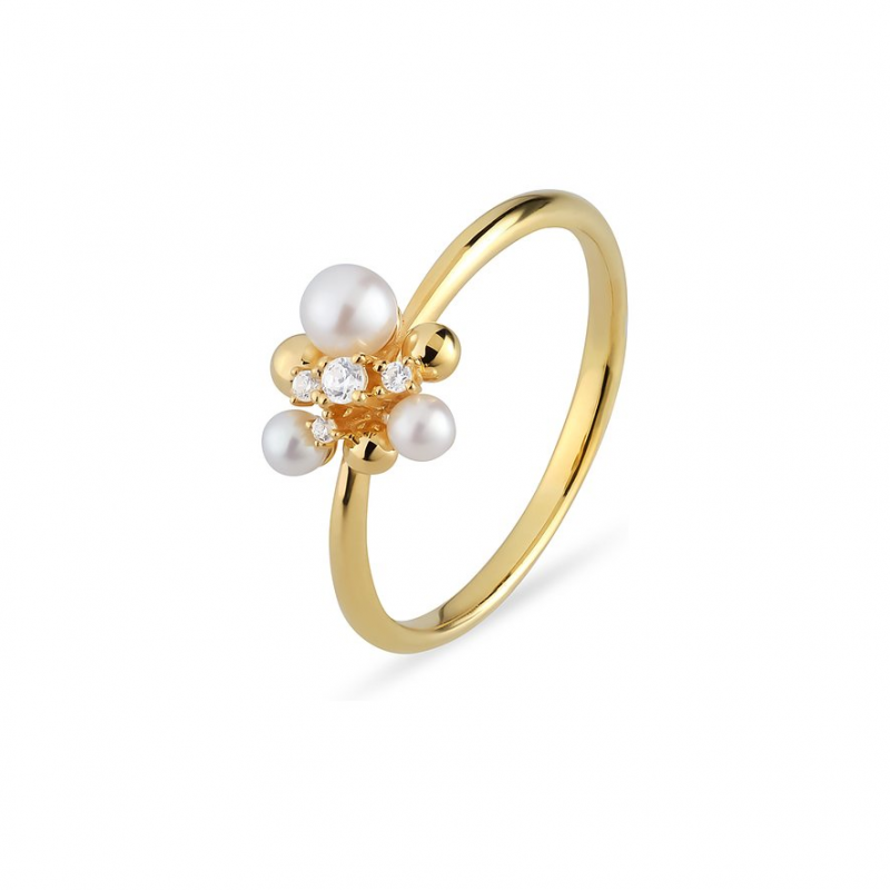 YAMOKO Damenring 89233949 585er Gelbgold