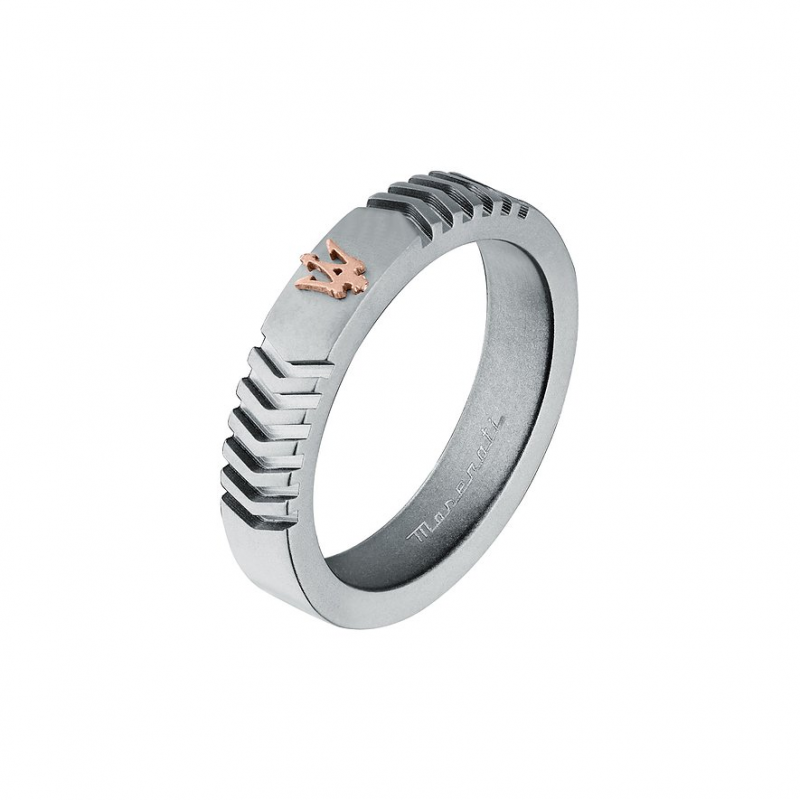 Maserati Herrenring Titanium JM426AXF10023 Titan – Bild 1 von 3