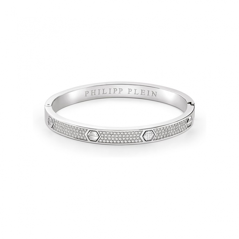 Philipp Plein Armreif PJ1EA32BM Edelstahl – Bild 1 von 2