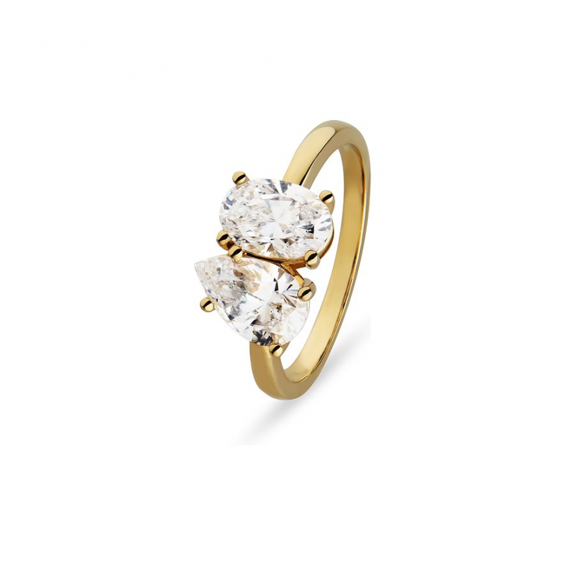 Valeria Damenring 89234657 585er Gelbgold