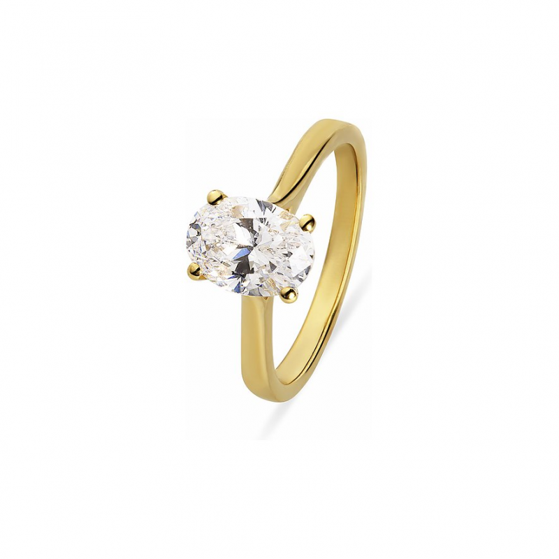 Valeria Damenring 89234672 585er Gelbgold