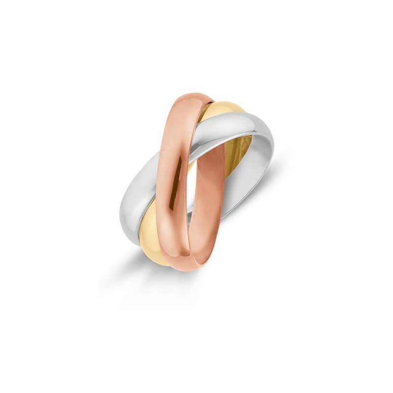 Valeria Damenring 82660046 585er Gelbgold, 585er Weißgold, 585er Rotgold – Bild 1 von 2