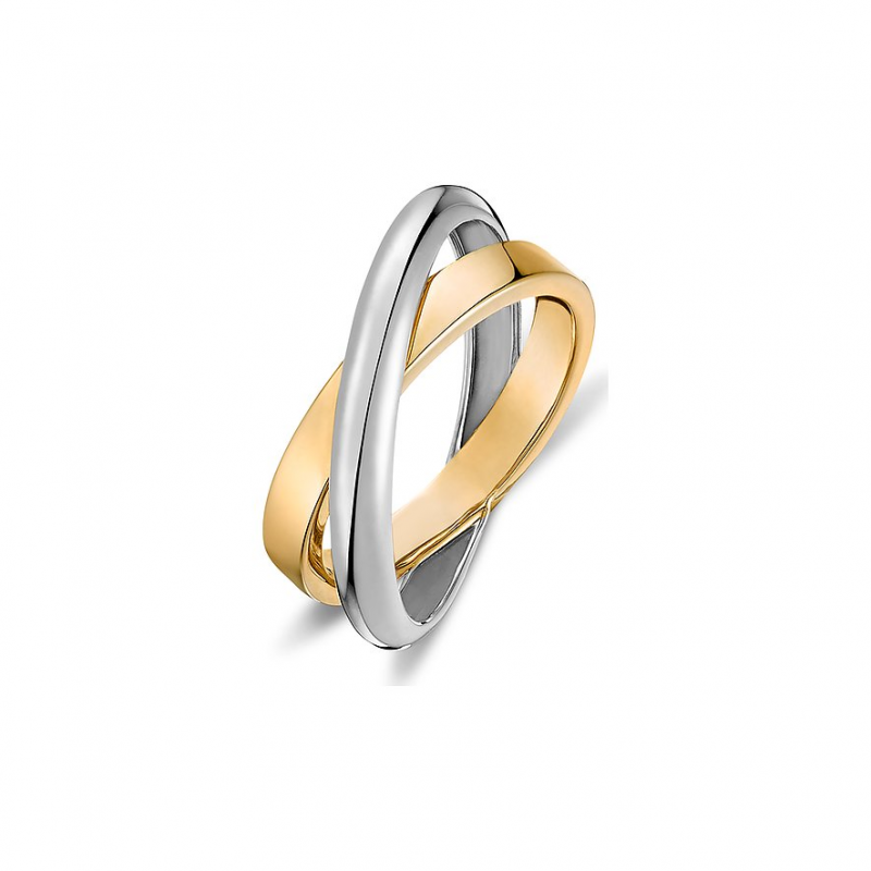 Valeria Damenring 87349365 375er Gelbgold, 375er Weißgold – Bild 1 von 2