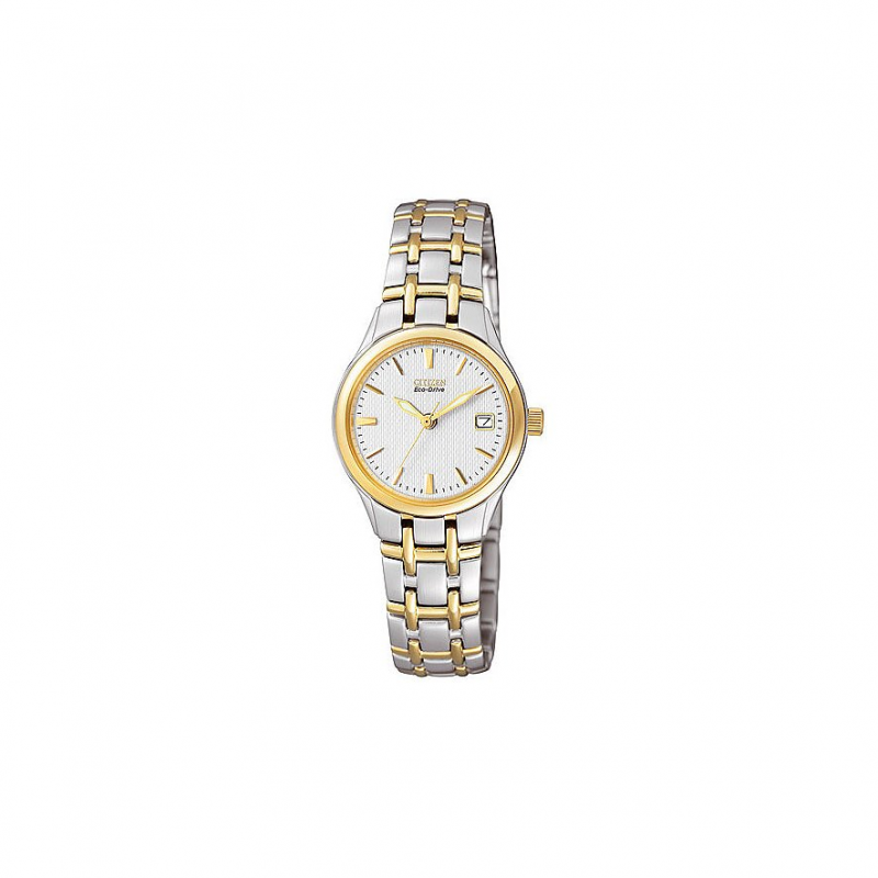 Citizen Damenuhr Elegant Eco-Drive EW1264-50A Edelstahl – Bild 1 von 2