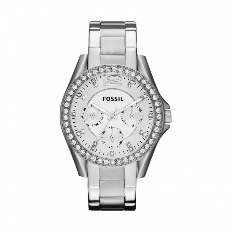 Fossil Damenuhr Riley ES3202 Edelstahl – Bild 1 von 2