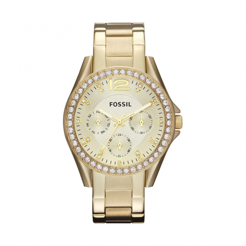Fossil Damenuhr Riley ES3203 Edelstahl – Bild 1 von 2