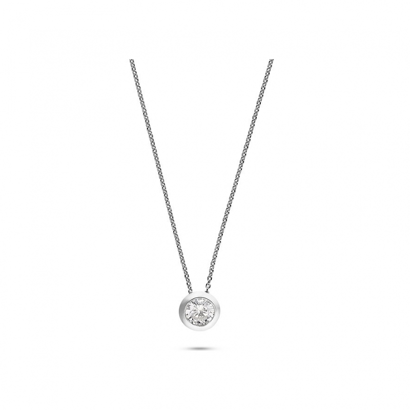 JETTE Kette SOLITAIRE 86505711 925er Silber rhodiniert – Bild 1 von 3