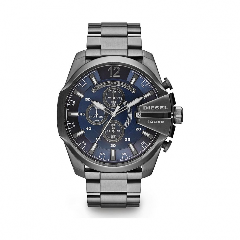 Diesel Chronograph Mega Chief DZ4329 Edelstahl – Bild 1 von 3