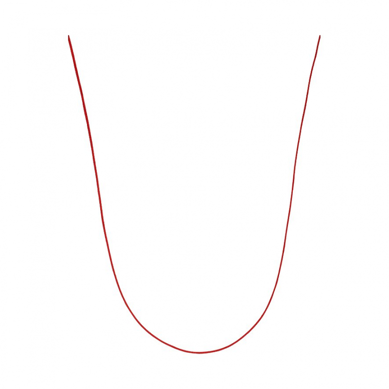 Guido Maria Kretschmer Kette 87110109 Perlon/Nylon, 925er Silber rhodiniert – Bild 1 von 2