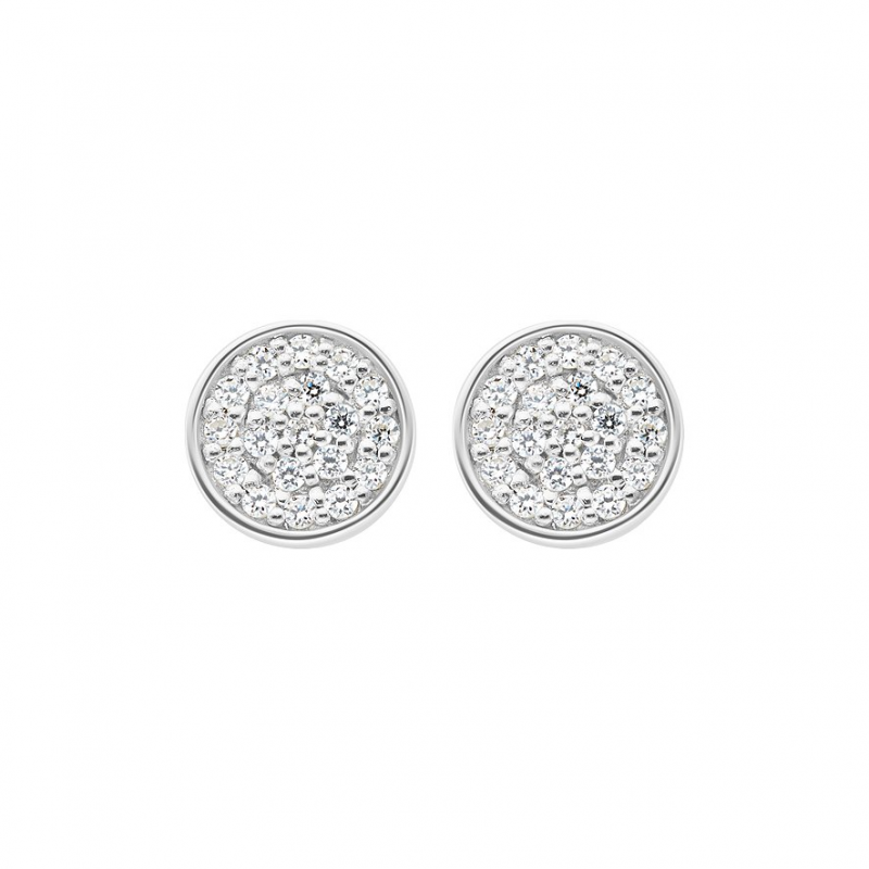 JETTE Ohrstecker ESSENCE 87223264 925er Silber rhodiniert – Bild 1 von 2