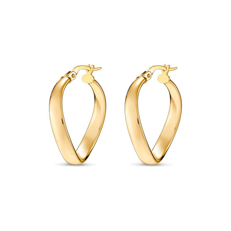 Valeria Creolen 87280373 375er Gelbgold – Bild 1 von 2