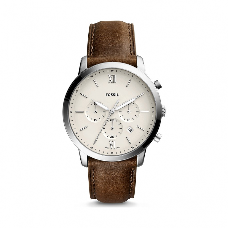 Fossil Chronograph Neutra FS5380 Edelstahl – Bild 1 von 2