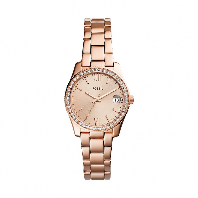 Fossil Damenuhr Scarlette ES4318 Edelstahl – Bild 1 von 2
