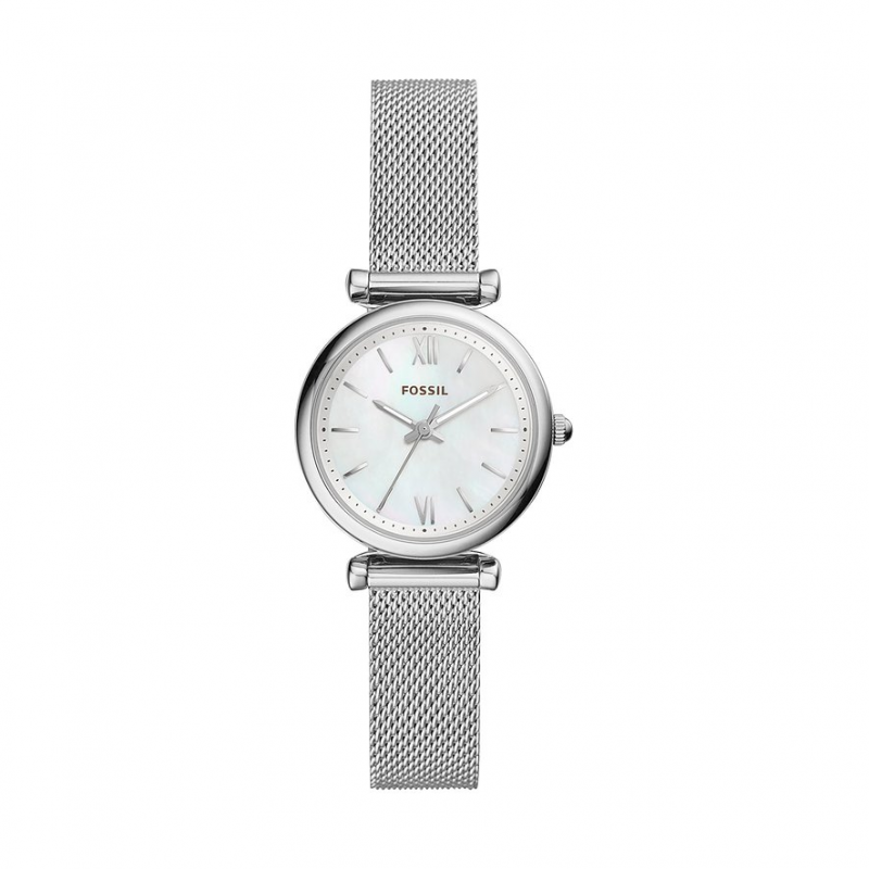 Fossil Damenuhr Carlie Mini ES4432 Edelstahl – Bild 1 von 2