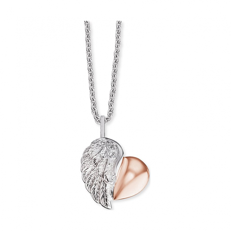 Engelsrufer Kette ERN-LILHEARTWING-BI 925er Silber – Bild 1 von 2