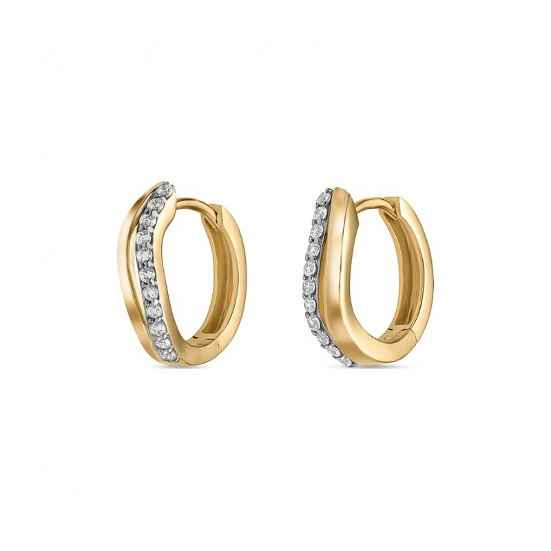 FAVS Creolen 87680177 585er Gelbgold – Bild 1 von 2