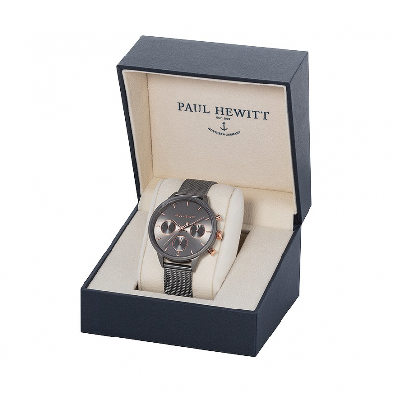 Paul Hewitt Chronograph Everpulse PH-E-GRM-GRM-52S Edelstahl – Bild 1 von 2
