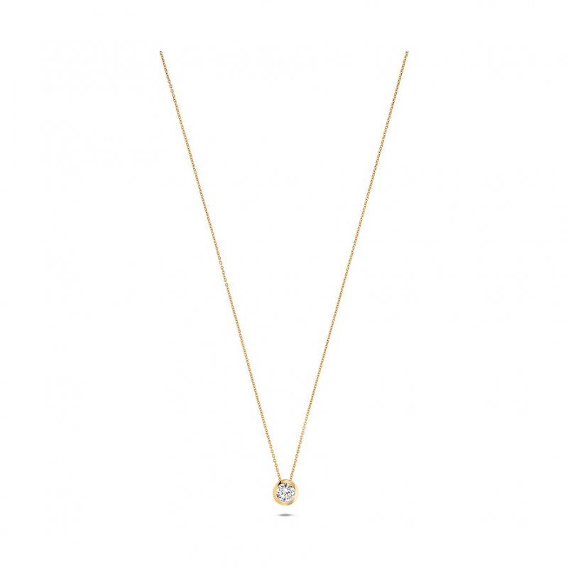 JETTE Kette SOLITAIRE 87690334 925er Silber – Bild 1 von 2