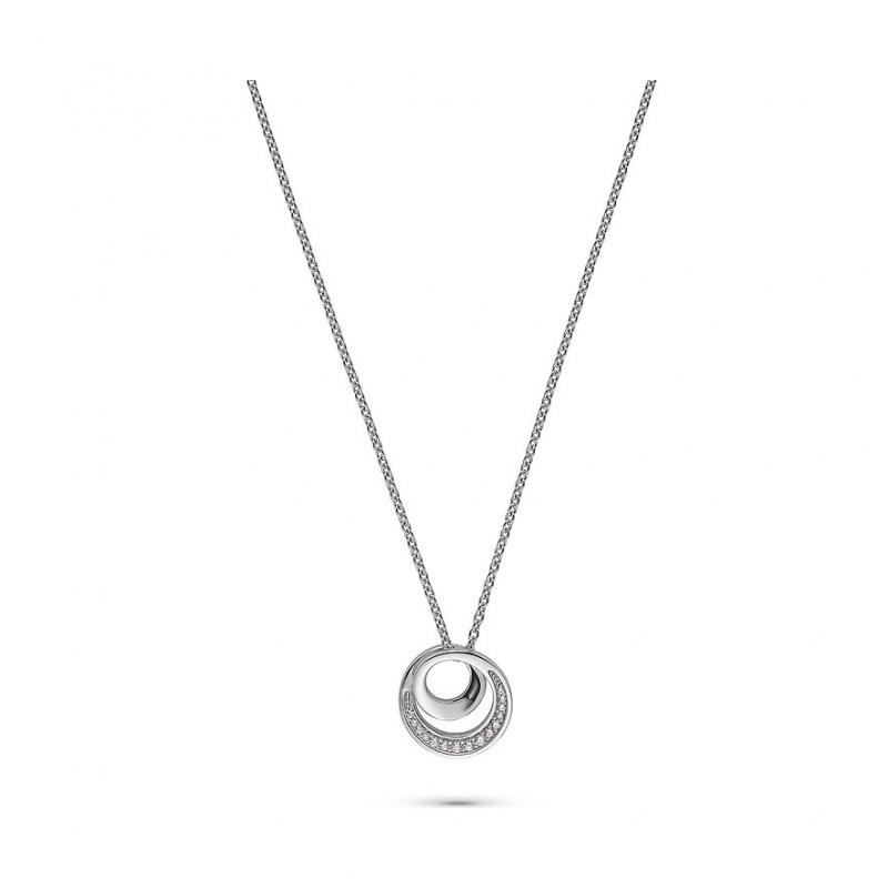 JETTE Kette LOOP 87745422 925er Silber rhodiniert – Bild 1 von 2