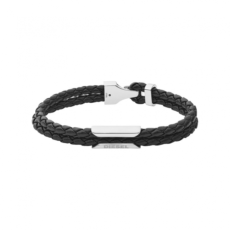 Diesel Armband STACKABLES DX1247040 Leder, Edelstahl