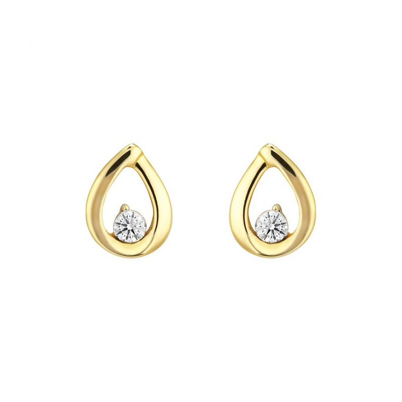 Valeria Ohrstecker 88053176 375er Gelbgold – Bild 1 von 2