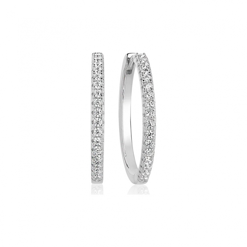 Sif Jakobs Jewellery Creolen SJ-E22030-CZ-SS 925er Silber