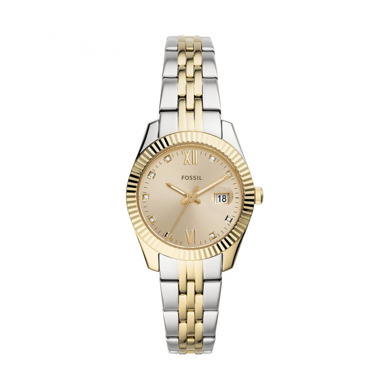 Fossil Damenuhr Scarlette ES4949 Edelstahl – Bild 1 von 2