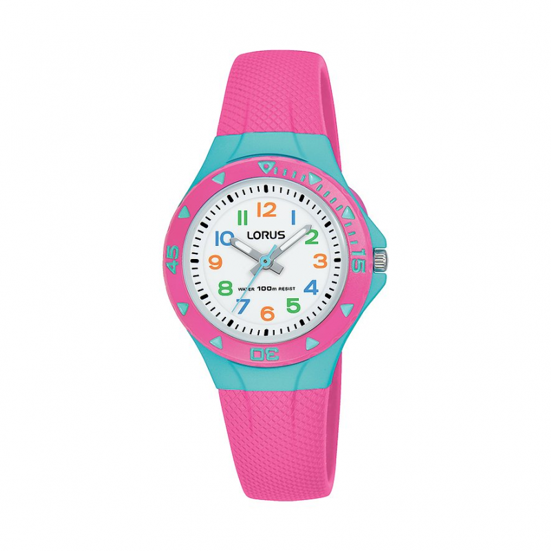 Lorus Kinderuhr Kids R2351MX9 Edelstahl, Kunststoff