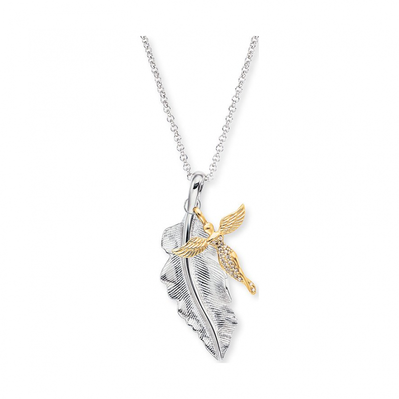 Engelsrufer Kette ERN-FEDER-ANGEL-BIG 925er Silber – Bild 1 von 3