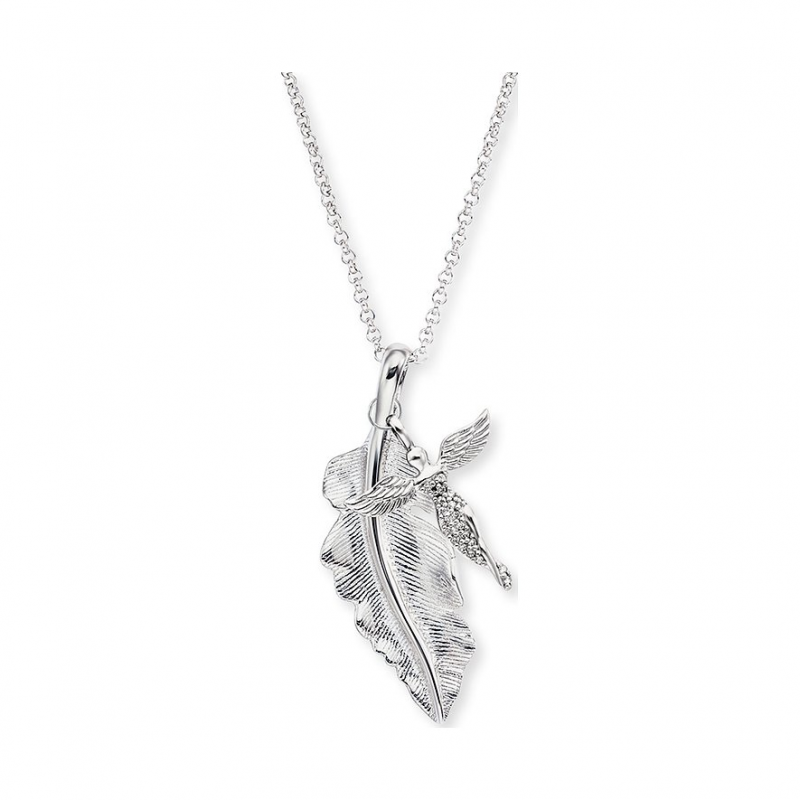 Engelsrufer Kette ERN-FEDER-ANGEL-ZI 925er Silber – Bild 1 von 3