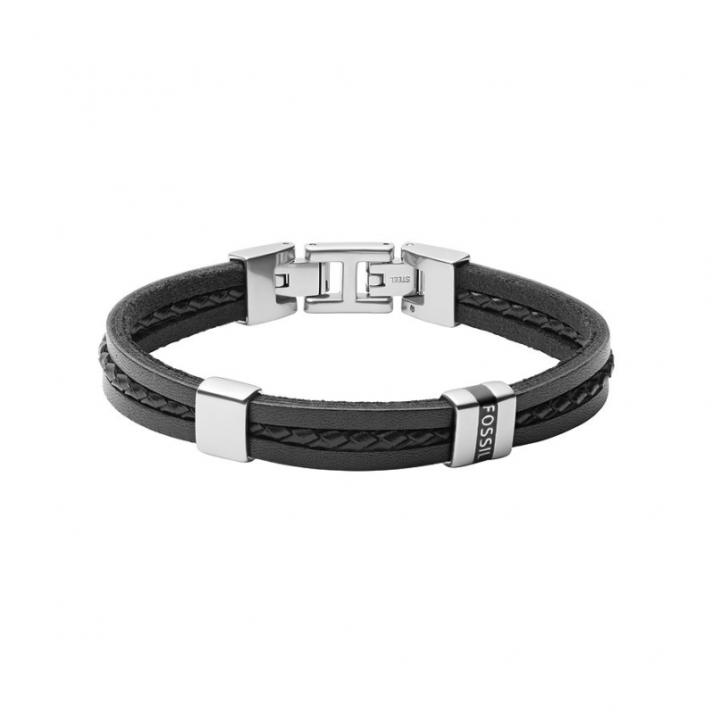 Fossil Armband JF03686040 Leder, Edelstahl – Bild 1 von 2