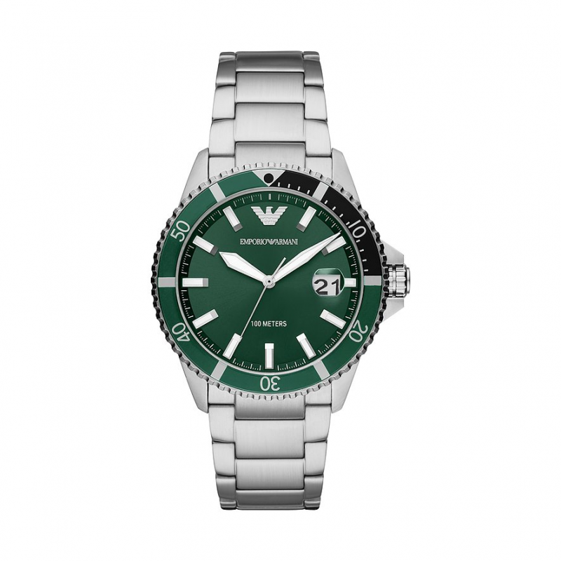 Emporio Armani Herrenuhr AR11338 Edelstahl – Bild 1 von 2