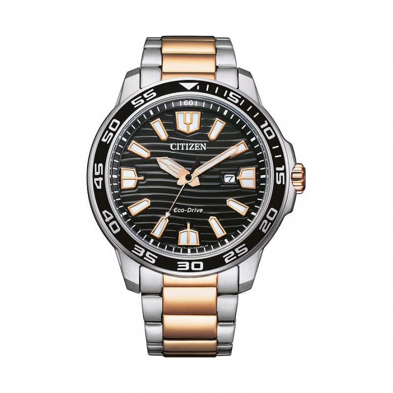Citizen Herrenuhr Sport Eco-Drive AW1524-84E Edelstahl, Edelstahl