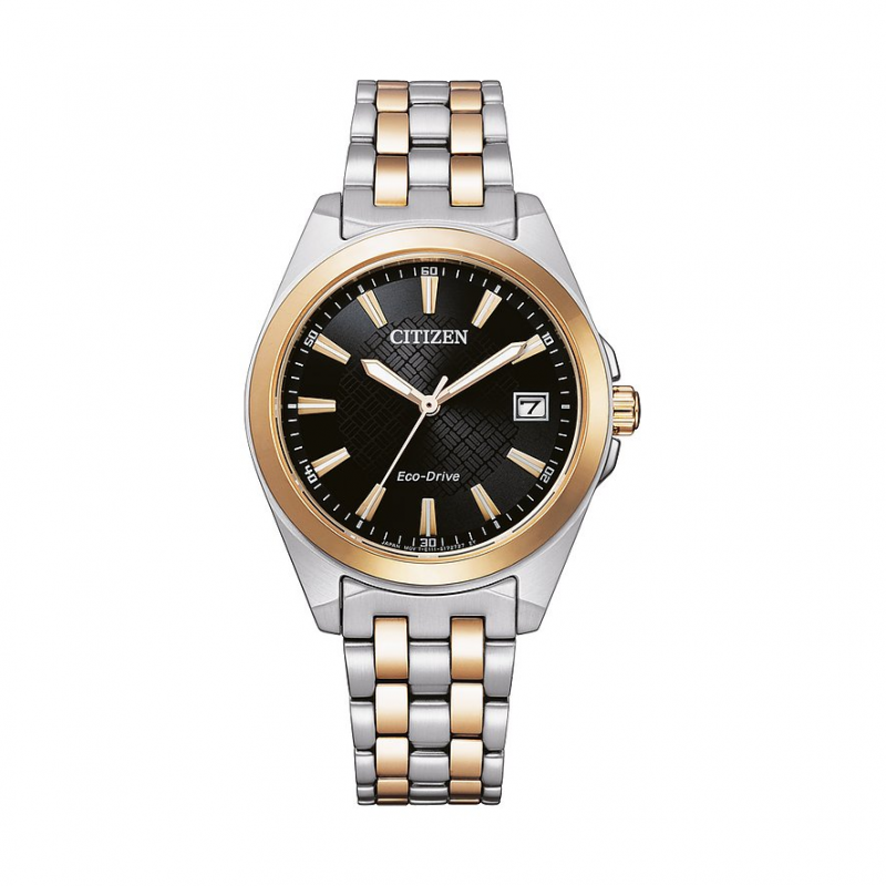 Citizen Damenuhr Elegant Eco-Drive EO1213-85E Edelstahl, Edelstahl