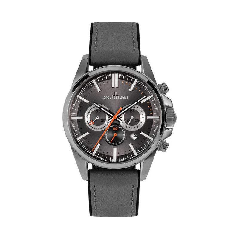 Jacques Lemans Chronograph Sport 1-2119A Edelstahl – Bild 1 von 2