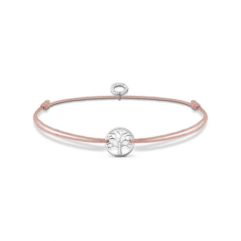 Thomas Sabo Armband LS125-401-19-L20V 925er Silber, Perlon/Nylon
