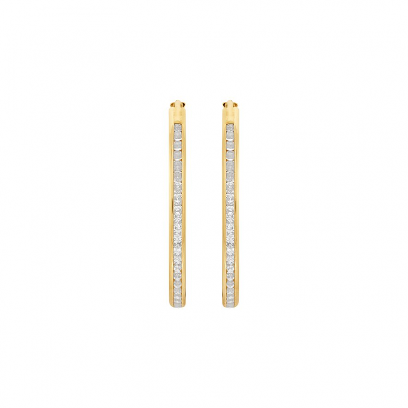 FAVS Creolen 88362578 375er Gelbgold – Bild 1 von 2