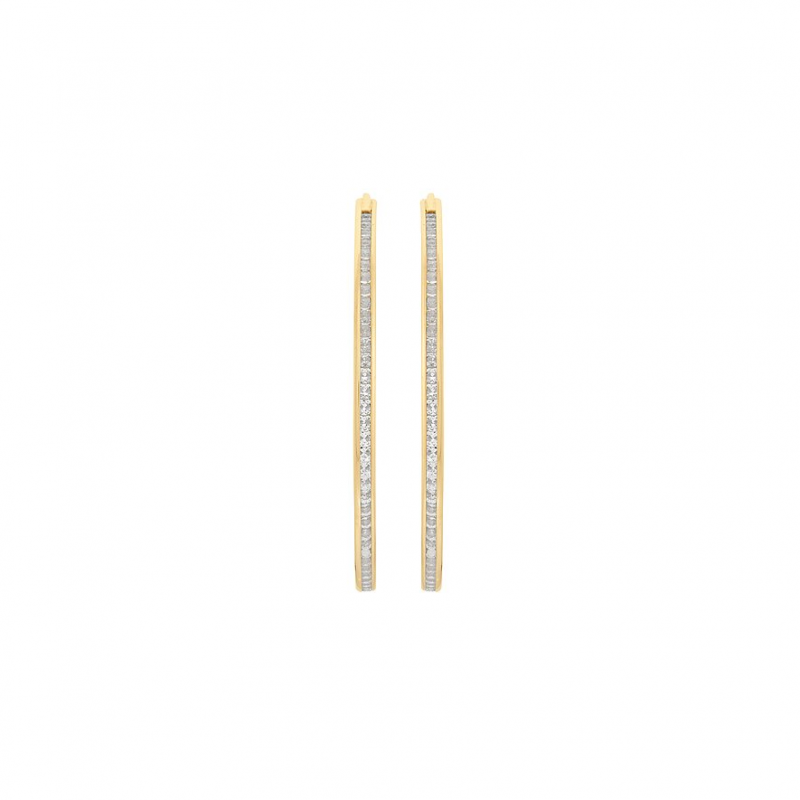 FAVS Creolen 88362586 375er Gelbgold – Bild 1 von 3