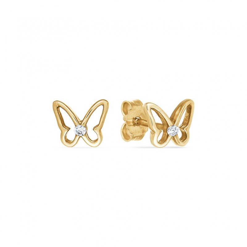 FAVS Little Friends Ohrstecker 88362772 375er Gelbgold – Bild 1 von 3