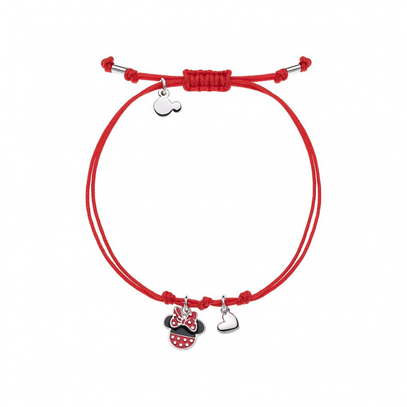 Disney Armband Minnie Mouse BS00012RL Textil, 925er Silber – Bild 1 von 2